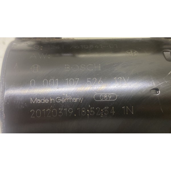 Motor De Partida / Arranque - Bmw X1 Sdrive 18i 2012 N46