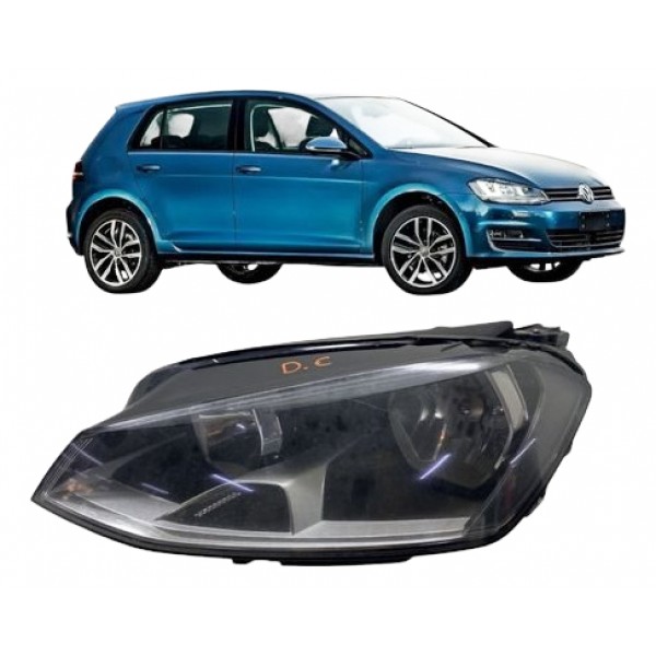 Farol (dianteiro Esq)com Detalhe -golf Highline 1.4 2014 B1