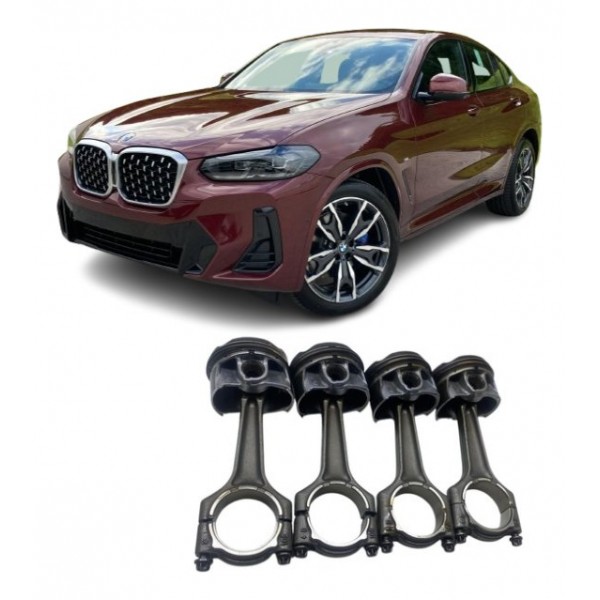 Pistão / Biela - Bmw X4 30i M Sport 2022 2.0 B46