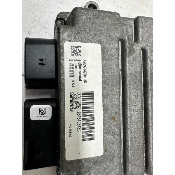 Módulo Injeção Peugeot 208 2017 9815108180 5286