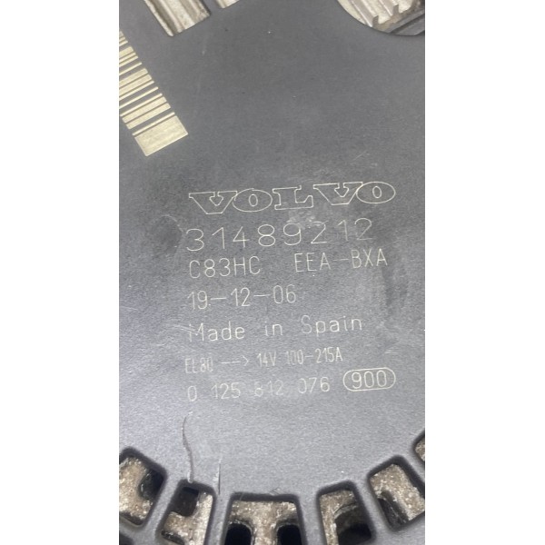 Alternador Motor - Volvo Xc40 T-4 Inscript 2020