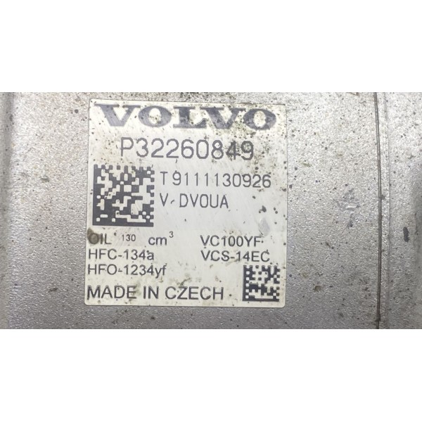 Compressor Ar Condicionado - Volvo Xc40 T-4 Inscript 2020