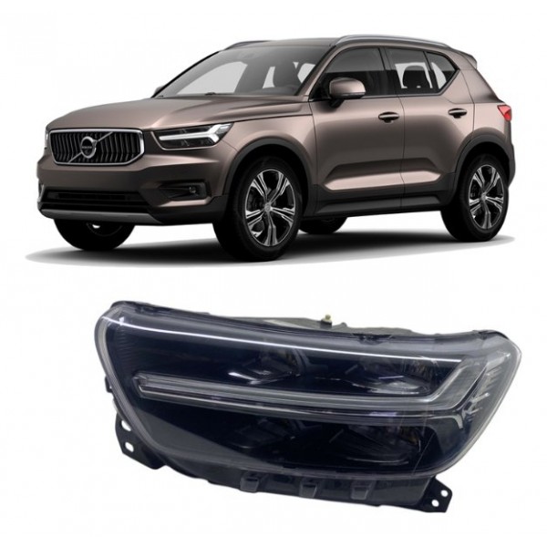 Farol Led ( Dianteiro Esquerdo ) - Volvo Xc40 T-4 2020