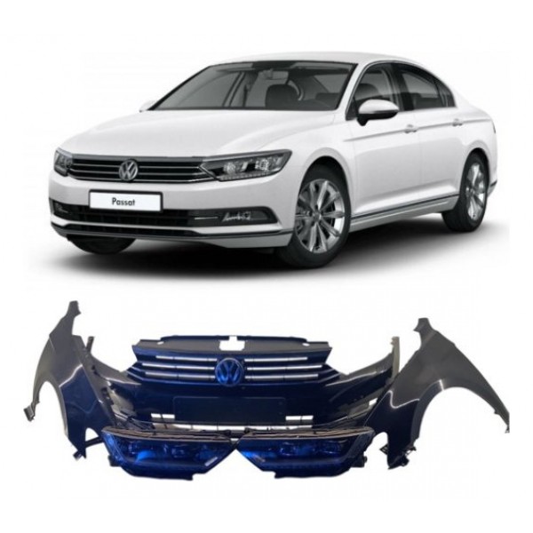 Frente Completa ( Parachoque, Kit Radiador )  - Passat 2019
