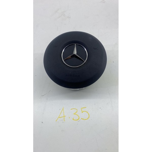 Bolsa De Volante Com Airbag - Mercedes Benz A35 Amg 2019/202 Preto
