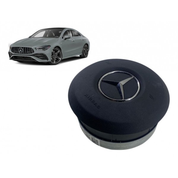 Bolsa De Volante Com Airbag - Mercedes Benz A35 Amg 2019/202 Preto