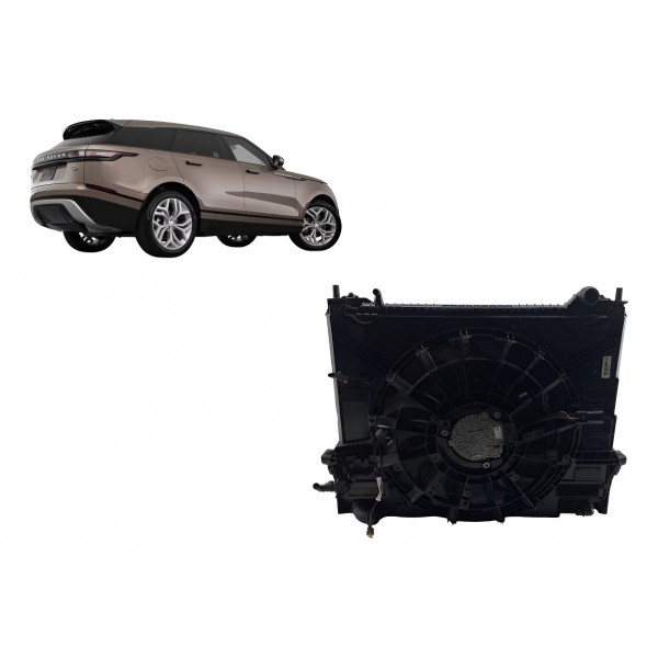 Kit Radiador Completo - Range Rover Velar R-dynamic 2018 Marrom-escuro