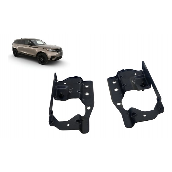 Par De Suporte Para-lama - Range Rover Velar P380 V6 2018 Marrom-escuro