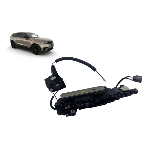 Maçaneta C/ Fechadura ( Diant Esq ) - Range Rover Velar 2018 Marrom-escuro