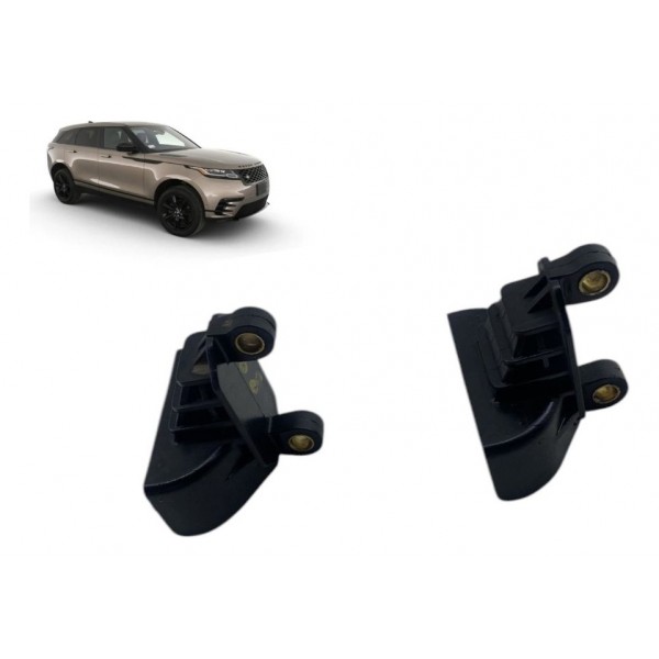 Par De Suporte Montagem Radiador - Range Rover Velar 2018 Marrom-escuro