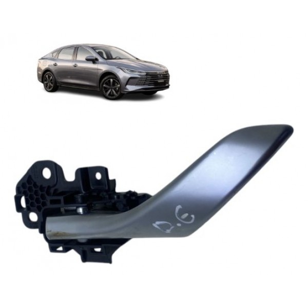 Maçaneta Interna ( Diant Esquerda ) - Byd King 2025 Hibrid  Prateado Dianteira
