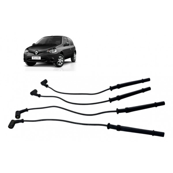 Cabos De Velas - Renault Clio Authentique 2015 Preto Preto