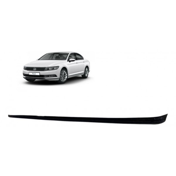 Acabamento Vidro (diant Esquerda)- Volkswagen Passat Tsi 18  Preto