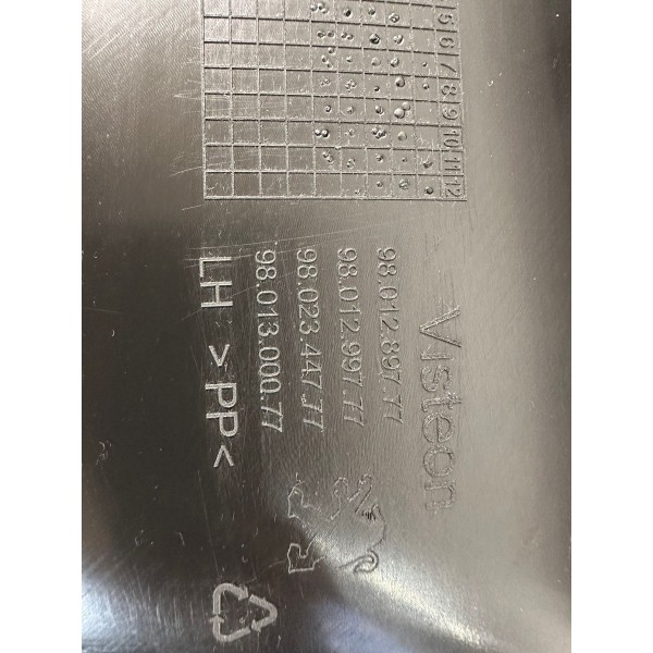 Forro Porta Dianteira Esquerda Peugeot 208 2017 9801289777
