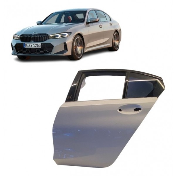 Porta ( Traseira Esquerda ) - Bmw 320i 2022 Traseira Esquerd Traseira Esquerda Prateado