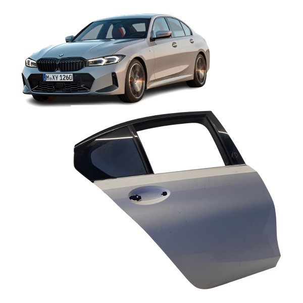 Porta ( Traseira Direita ) - Bmw 320i 2022 Traseira Direita  Traseira Direita Prateado