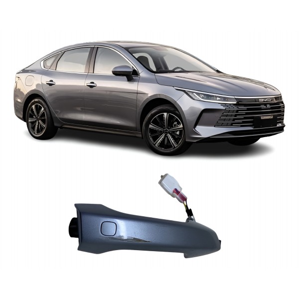 Maçaneta Externa ( Diant Direita ) - Byd King 2025 Hibrid P Prateado Dianteira