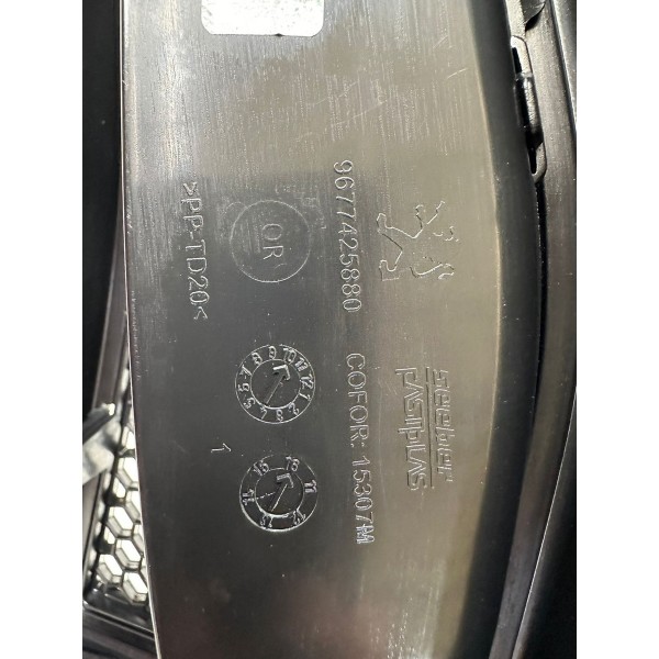 Grade Churrasqueira Peugeot 208 2017 9677425880