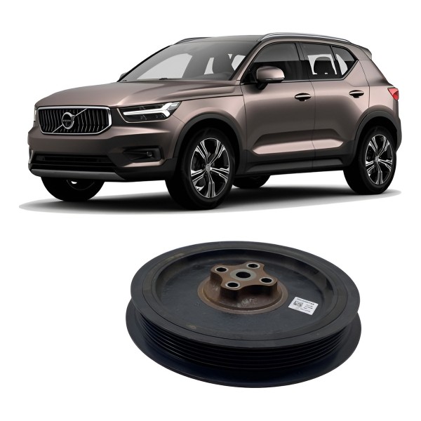 Polia Virabrequim - Volvo Xc40 T-4 Inscript 2020