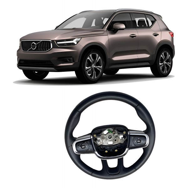Volante Multifuncional - Volvo Xc40 T-4 Inscript 2020 Preto Preto