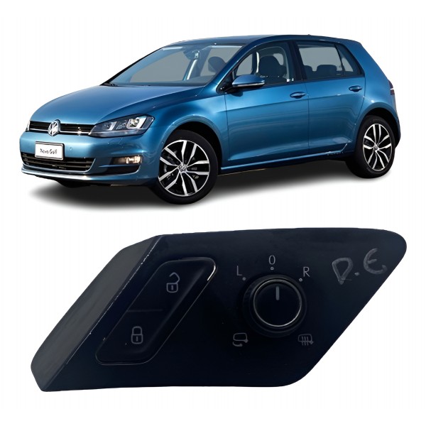 Botão Retrovisor / Trava Portas - Golf Highline 1.4 Tsi 2014
