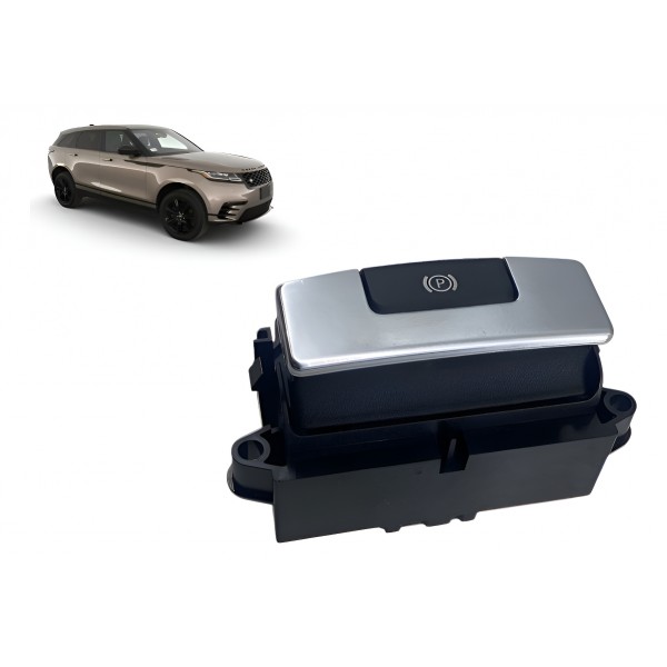 Botão Freio Estacionamento - Range Rover Velar 2018 Marrom- Marrom-escuro