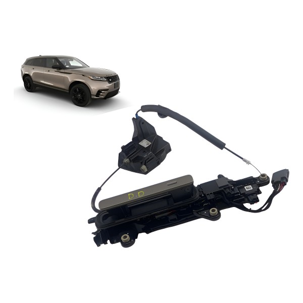 Maçaneta C/ Fechadura ( Diant Dir ) - Range Rover Velar 201 Marrom-escuro