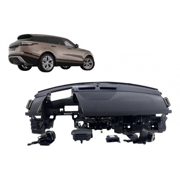 Kit Airbag Completo - Range Rover Velar R-dynamic 2018 Preto Preto