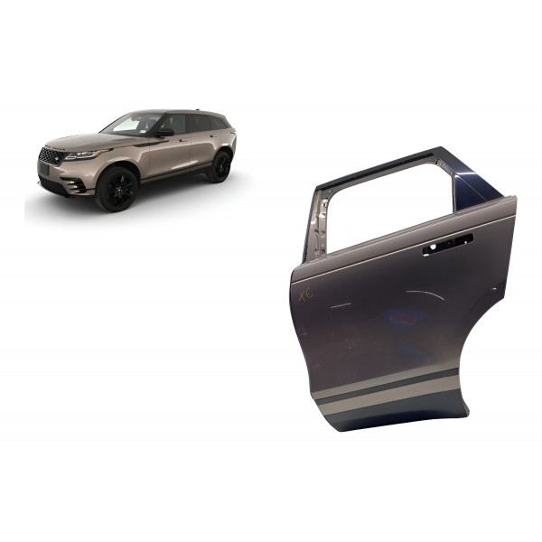 Porta ( Traseira Esq ) - Range Rover Velar R-dynamic 2018 Tr Traseira Esquerdo Marrom-escuro
