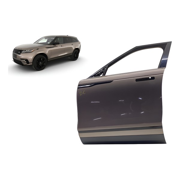 Porta ( Dianteira Esq ) - Range Rover Velar R-dynamic 2018 E Esquerda Dianteira Marrom-escuro