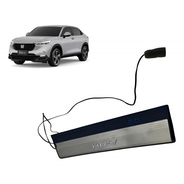 Soleira Led ( Diant Dir ) - Honda Hrv Exl 2023 1.5 Prateado Prateado