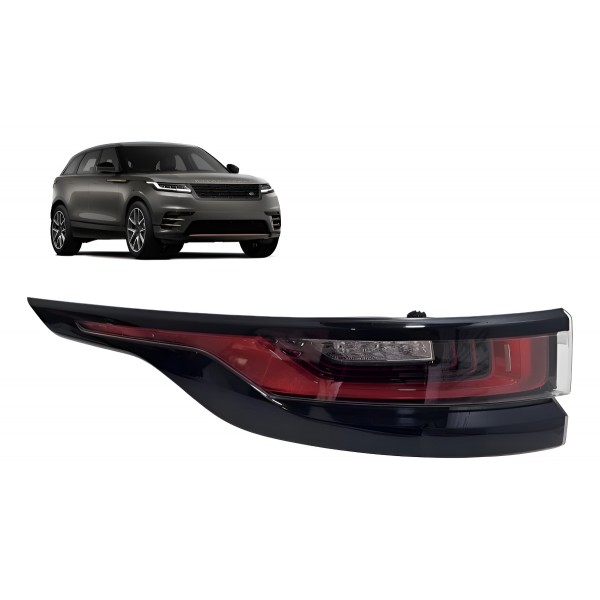 Lanterna Traseira ( Esquerda ) - Range Rover Velar 2018 Esqu Vermelho Esquerdo/motorista