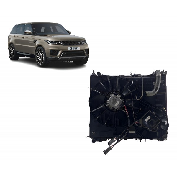 Kit Radiador Completo - Range Rover Sport 2014 3.0 Diesel Ma Marrom-escuro