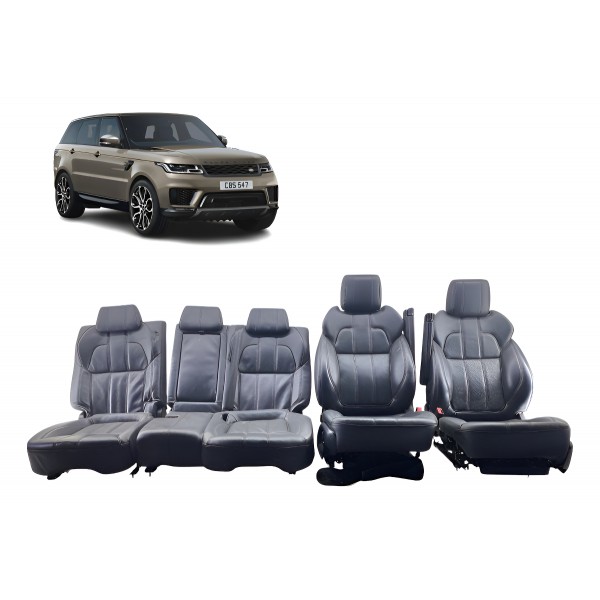 Jogo De Bancos Completos - Range Rover Sport 2014 3.0 Diesel Marrom-escuro