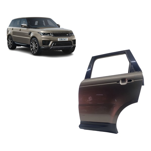 Porta ( Traseira Esquerda ) - Range Rover Sport 2014 Diesel  Traseira Esquerda Marrom-escuro