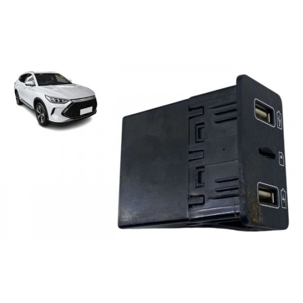 Entrada Dupla Usb - Byd Song Plus 2024 Dm-i