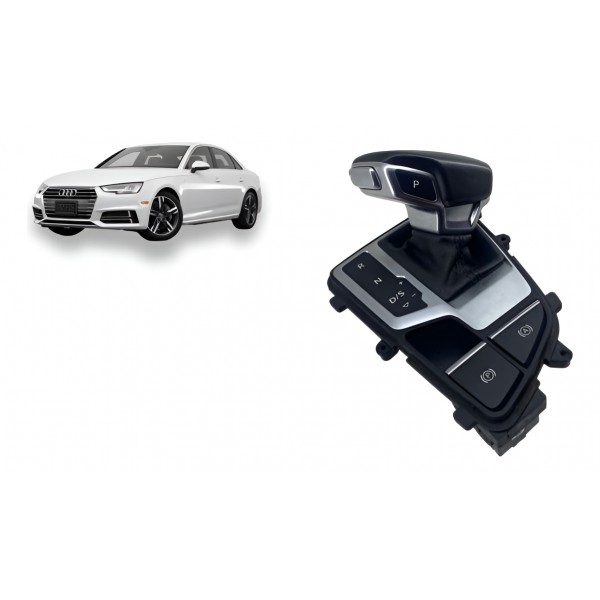 Moldura / Manopla De Câmbio - Audi A4 Ambie 2.0 2017 Branco Lisa