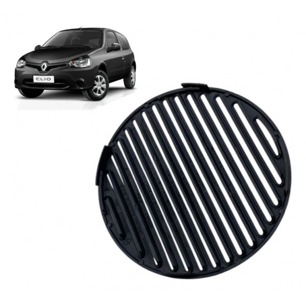 Tampa Auto Falante Porta - Renault Clio Authentique 2015 Pre Preto