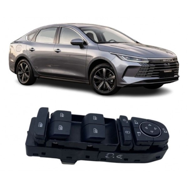 Botões Interruptores Vidros ( Diant Esq ) - Byd King 2025