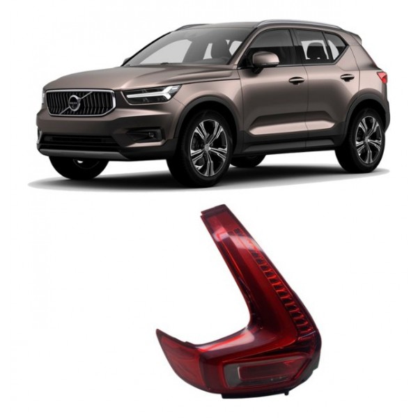 Lanterna ( Tras Esquerda ) - Volvo Xc40 T-4 Inscript 2020 Es Esquerdo/motorista Vermelho