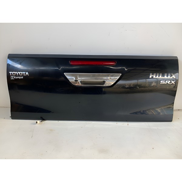Tampa Traseira Toyota Hilux Srx 2022 Preto Preto