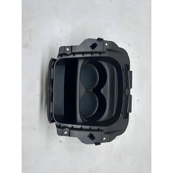 Moldura Porta Copos Peugeot 208 2017 9678475777 5399 Preto Preto