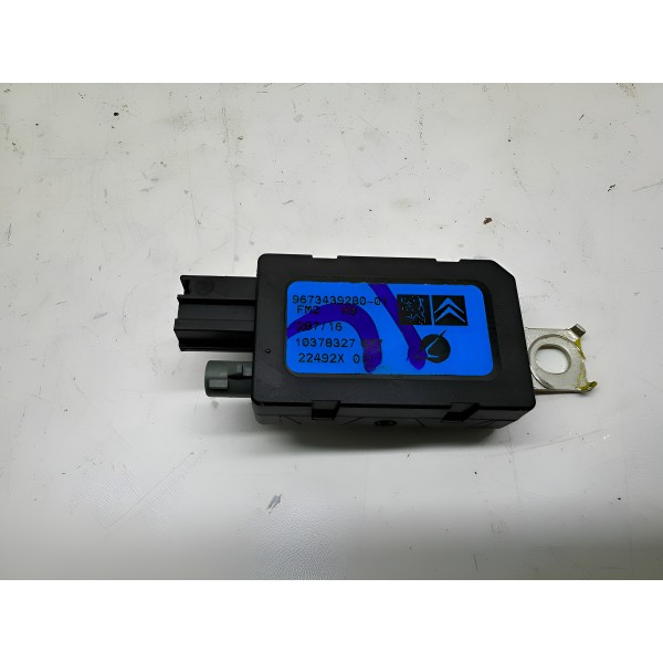 Módulo Amplificador Antena Peugeot 208 2017 9673439280 5209 Preto