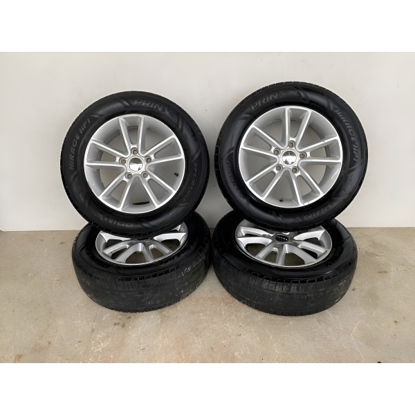 Jogo De Rodas Aro 17 Dodge Journey 2013 Prateado Prateado