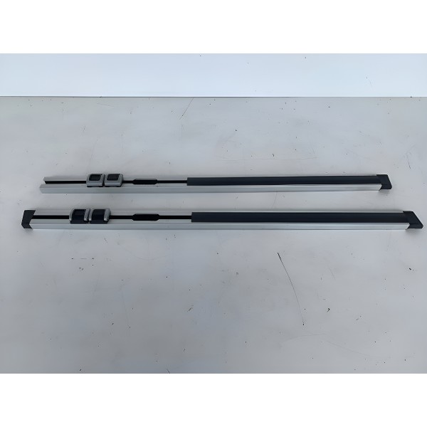 Par Travessa Rack De Teto Audi Q7 2012 4l0863556c Prateado Prateado
