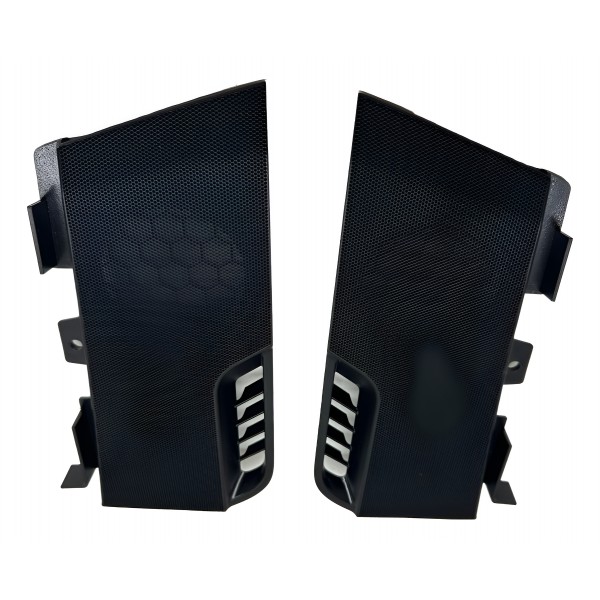 Par De Tela Alto Falante Painel Freelander 2010 1888 Preto Preto