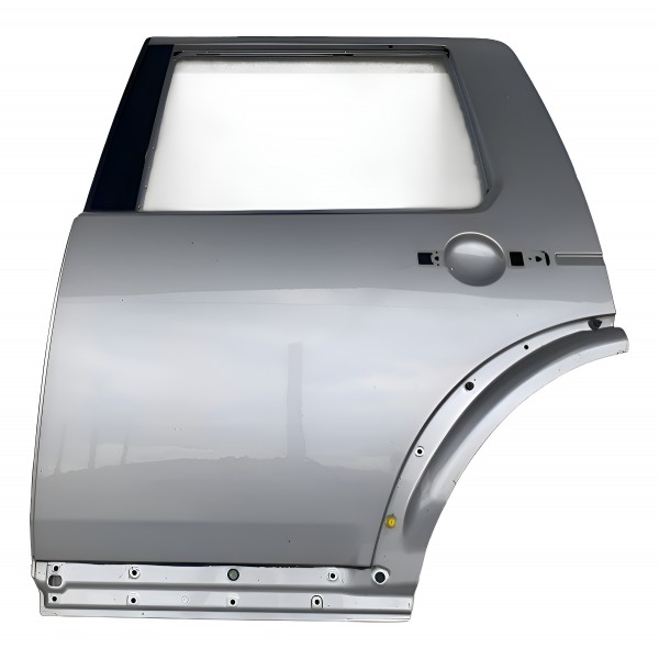 Porta Traseira Esquerda Discovery 4 2013 Lisa Prateado Traseira Esquerda Prateado