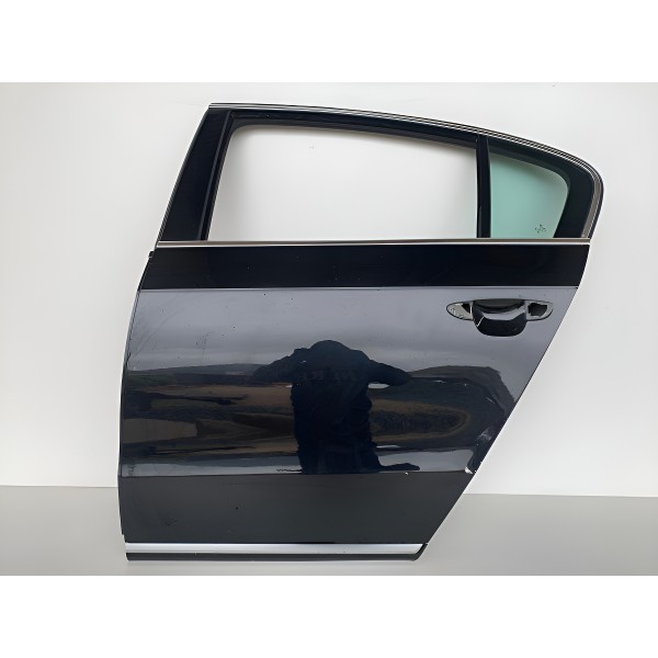 Porta Traseira Esquerda Vw Passat 2012 Preto Preto Traseira Esquerda