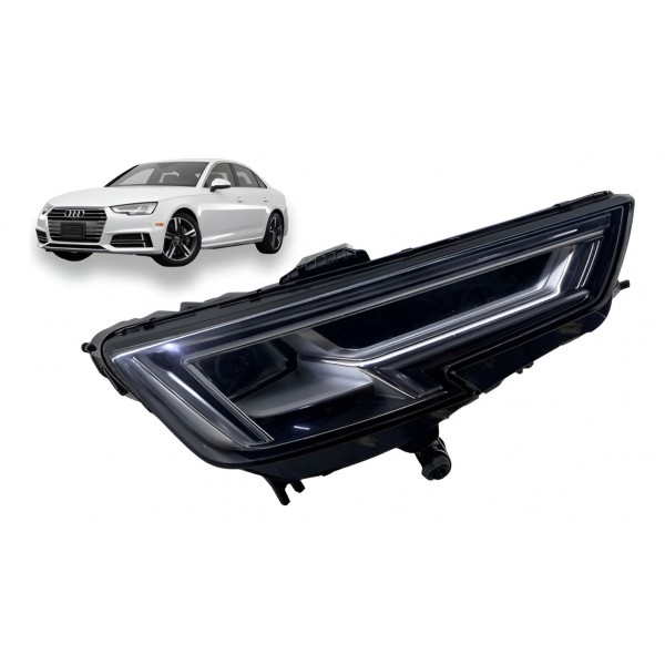 Farol (dianteiro Direito) Full C/ Detalhe- Audi A4 2017 1116 Direito/passageiro