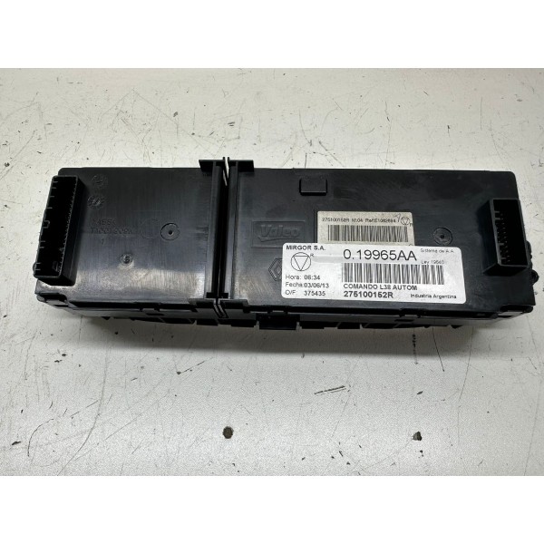 Comando Ar Cond. Digital Fluence 2013 3512 275100152r